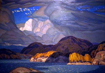 'October' painting by AJ Casson
