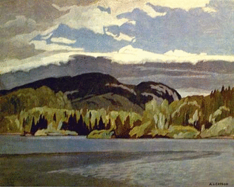 'Casson Lake' painting by AJ Casson