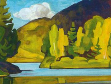 'Oxtongue' painting by AJ Casson